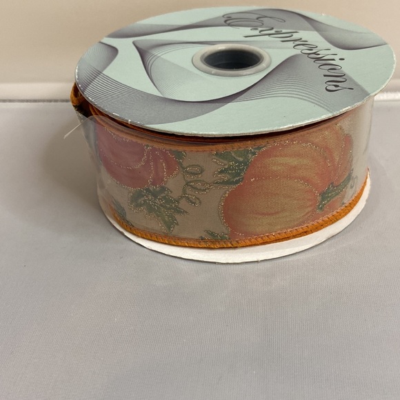 10 Yards of Expressions Fall Wired Ribbon - Picture 6 of 7